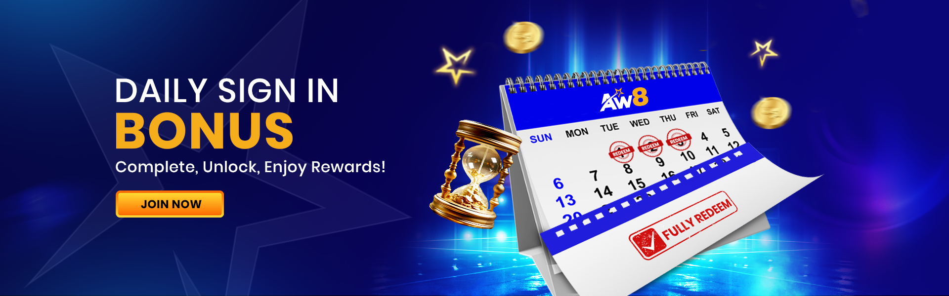 aw8 pro DAILY-SIGN-IN-BONUS
